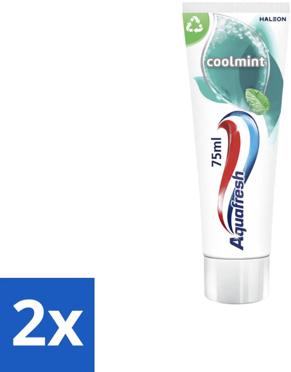 Aquafresh Tandpasta Coolmint 150ml (2x75ml)