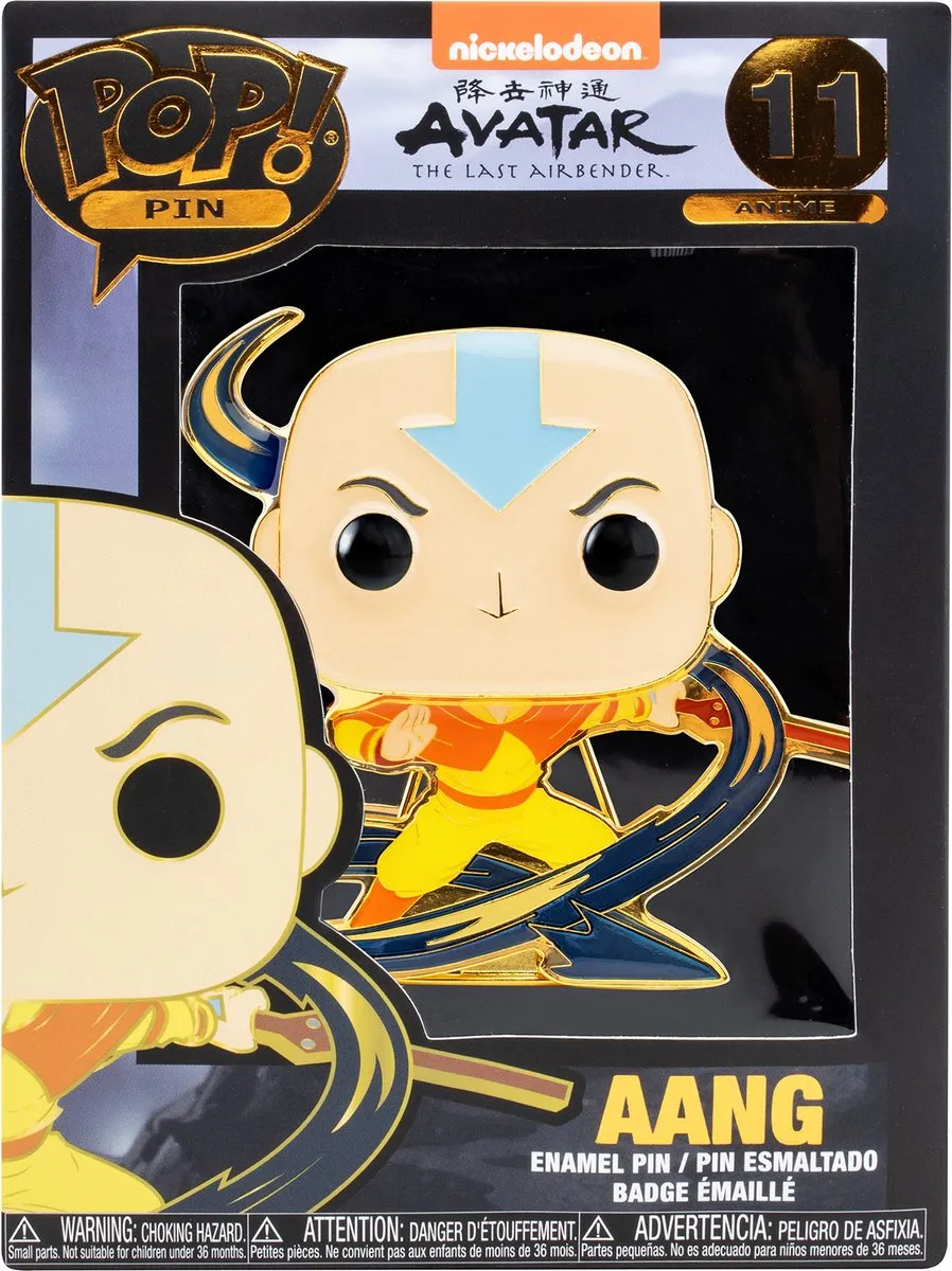 Funko Pop! Avatar The Last Airbender Aang Pin - Multi/Goud