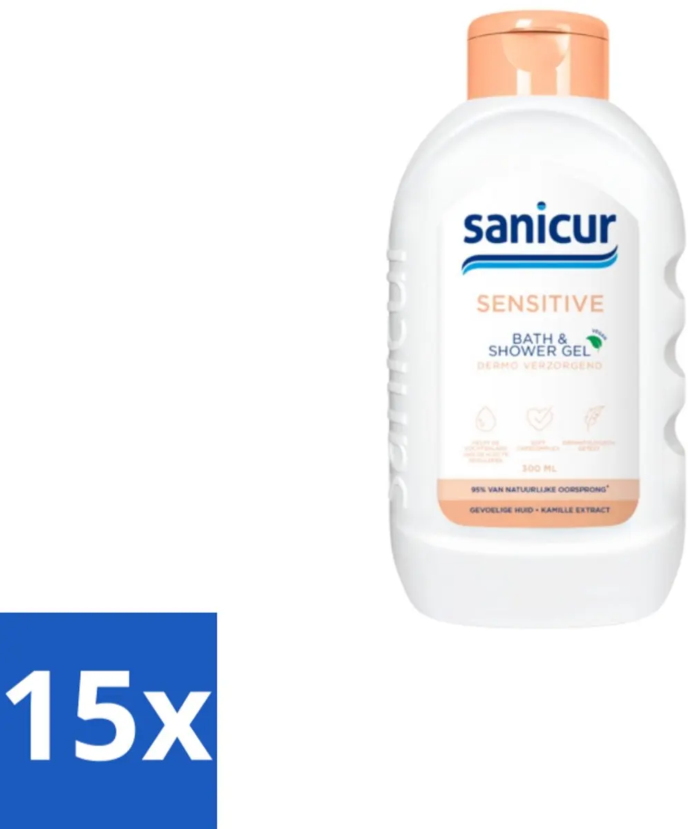 Sanicur Bath & Showergel Sensitive 300ml