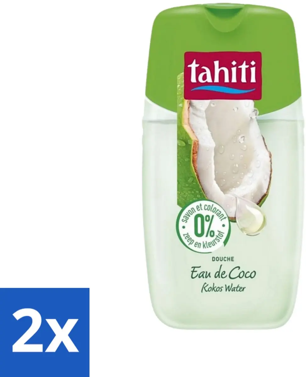 Tahiti Douchegel Kokos Water 500ml - 2 Stuks