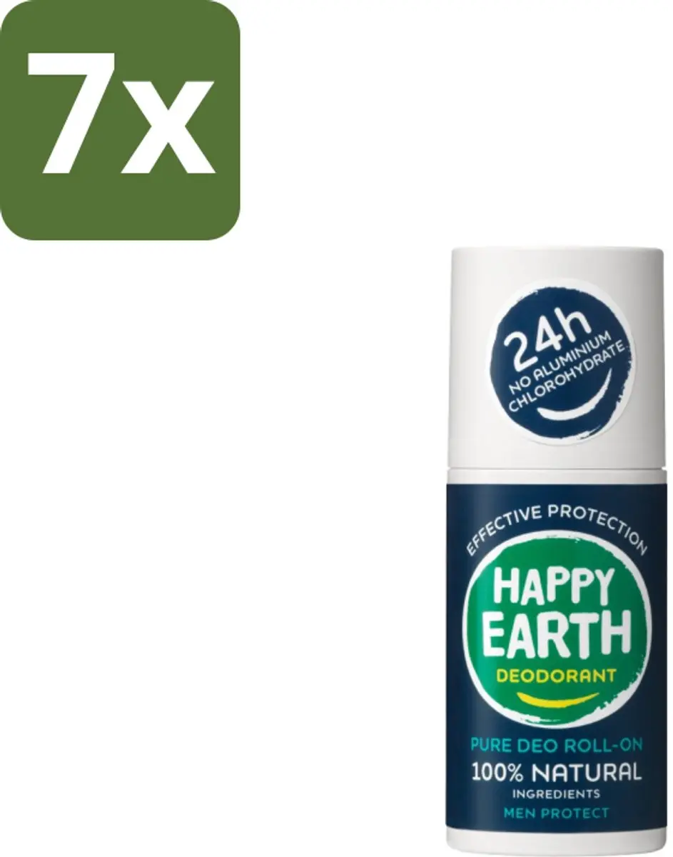 Happy Earth Men Protect Roll-On Deodorant 75ml