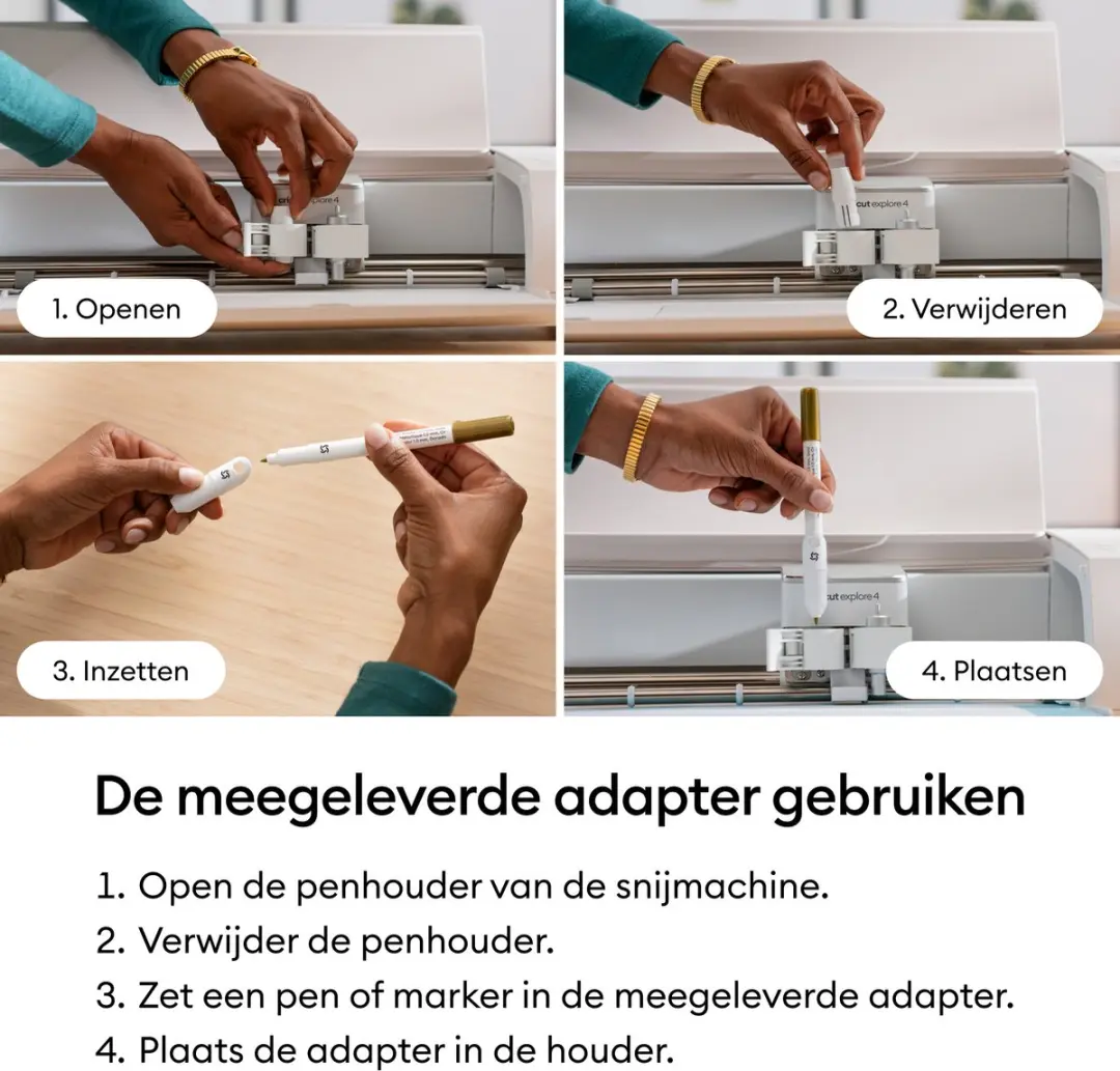 Cricut Ultimate Pennen Set 30 Stuks - 0,4mm - 7 Kleuren - afbeelding 6 van 6