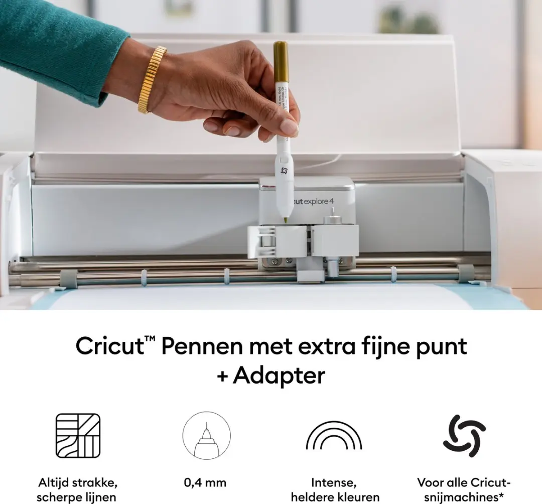 Cricut Ultimate Pennen Set 30 Stuks - 0,4mm - 7 Kleuren