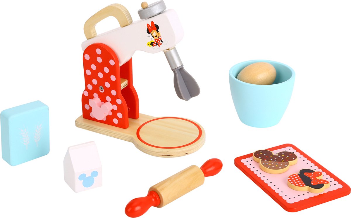 Disney Bakset Minnie Mouse Junior 9 X 12 Hout 10-delig