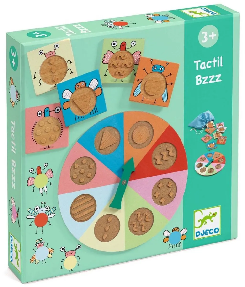 Djeco Tactilo Lotto Bzzzz - Meerkleurig
