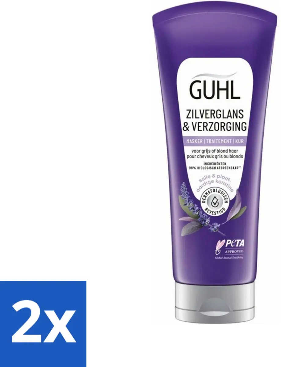 Guhl Haarmasker Zilverglans & Verzorging 200ml