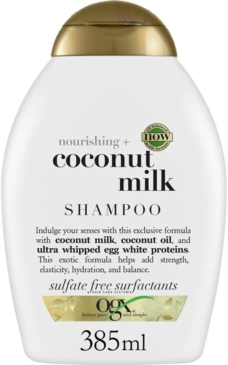 OGX Coconut Milk Shampoo 385ml - 4 Stuks