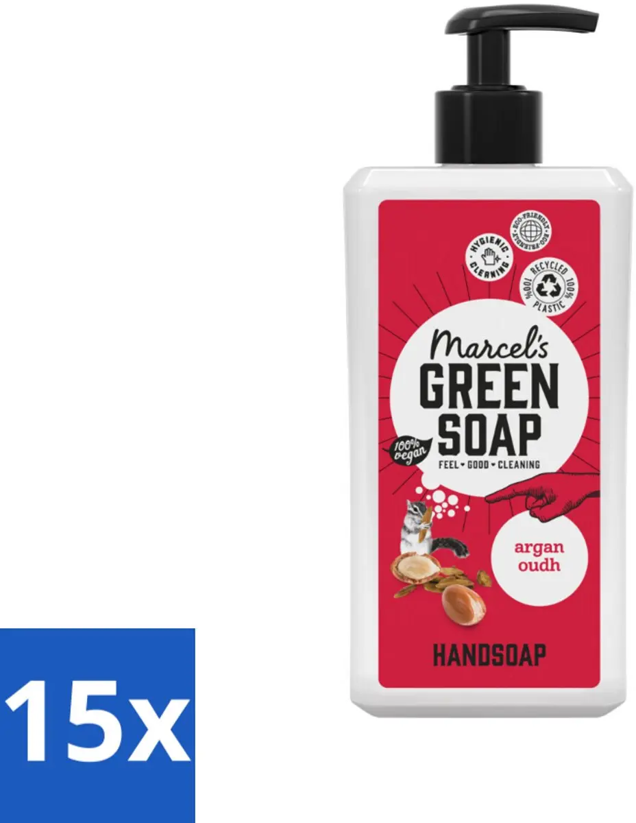 Marcel's Green Soap Handzeep Argan & Oudh 500ml