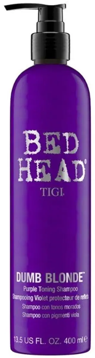 TIGI Bed Head Dumb Blonde Purple Toning Shampoo 400ml