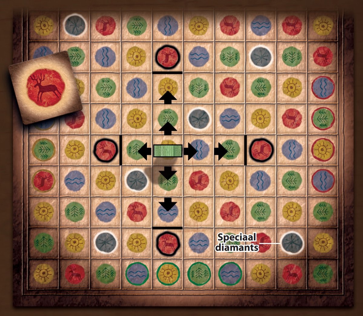 Tactic Totem – Bordspel – Race naar de Overkant met Totems – Leerzaam en Tactisch – Familiespel – Bekroond Spel – 2 tot 4 Spelers – Vanaf 7 Jaar