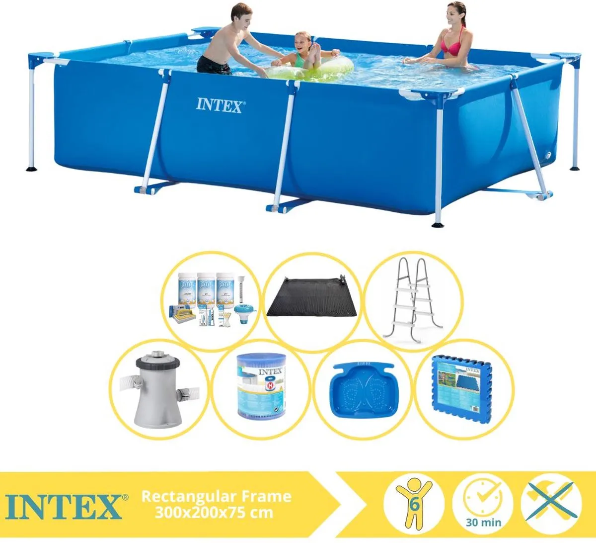 Intex 28272NP Opzetzwembad 300x200x75cm