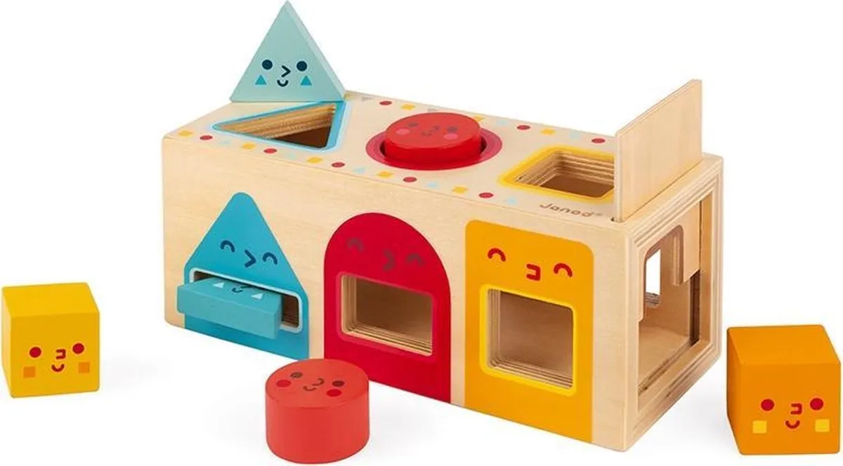 Janod Houten Vormenstoof 5330 - Multikleur