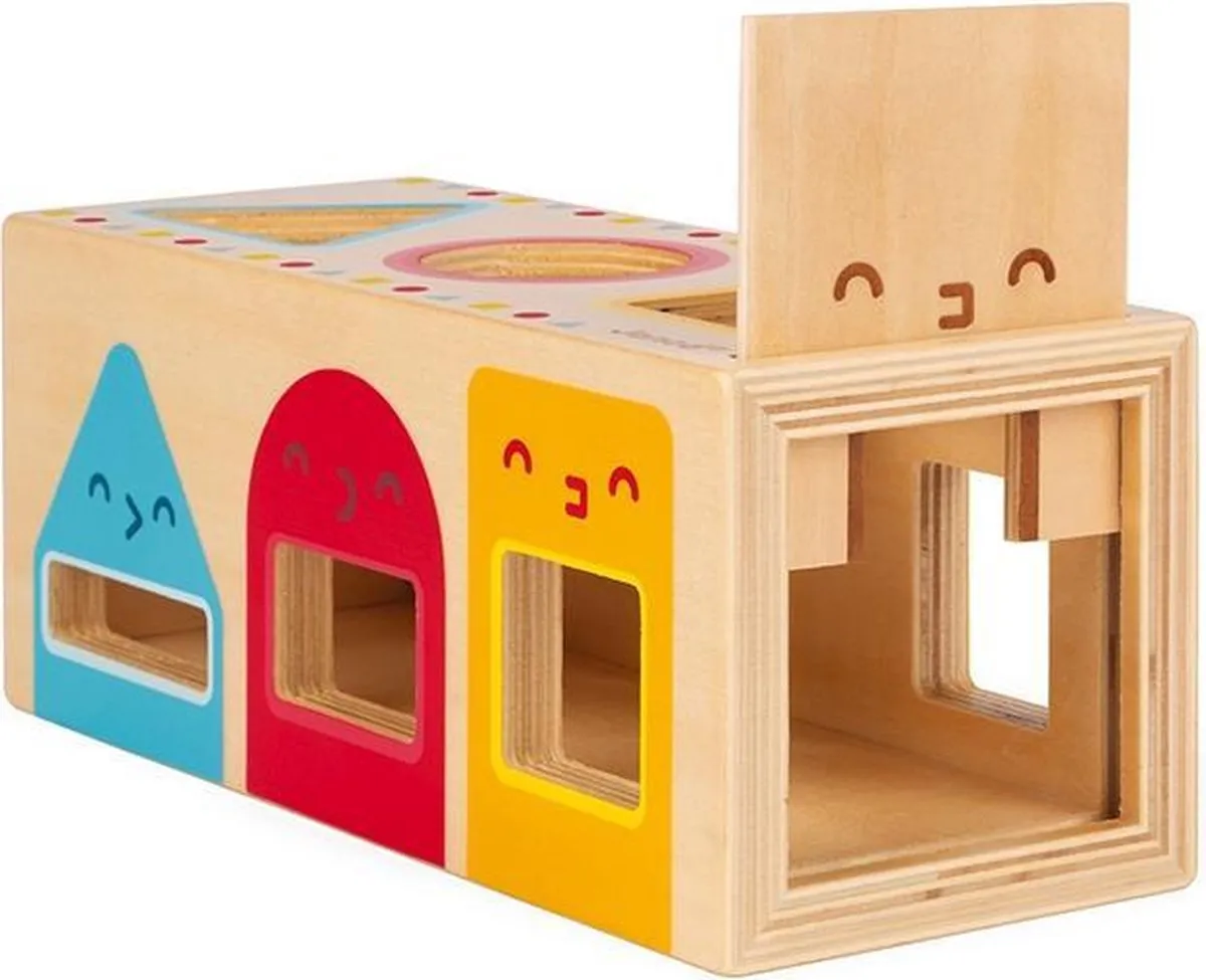 Janod Houten Vormenstoof 5330 - Multikleur