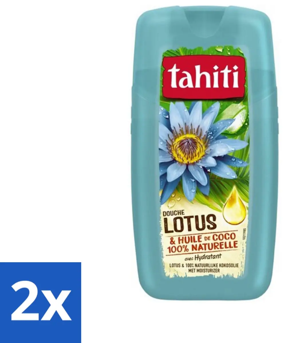 Tahiti Douchegel Lotus & Kokosolie 500ml - 2 Stuks