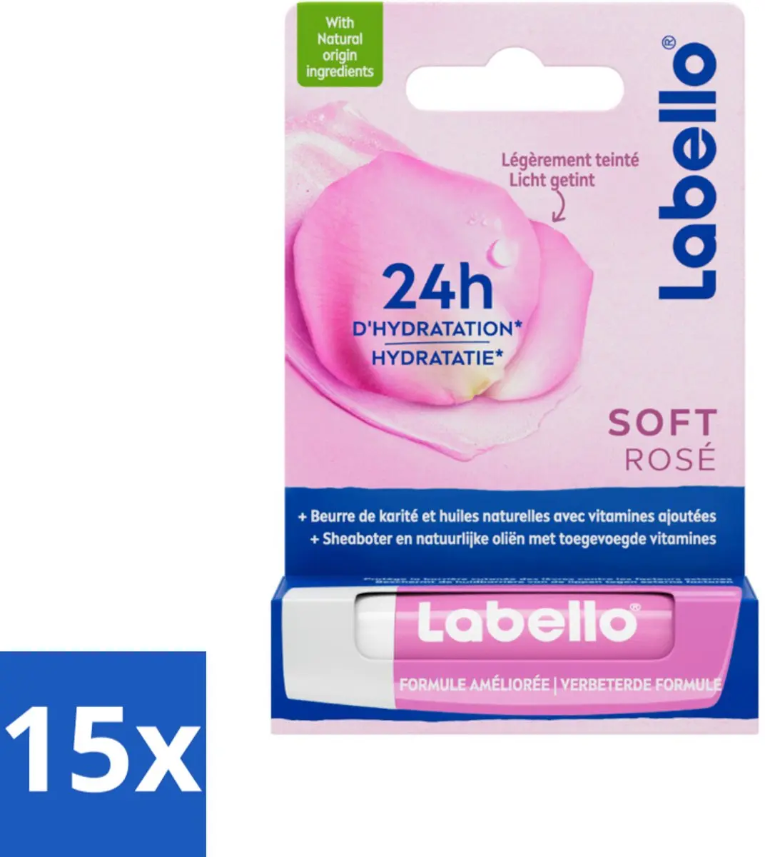 Labello Soft Rosé Lippenbalsem 72g