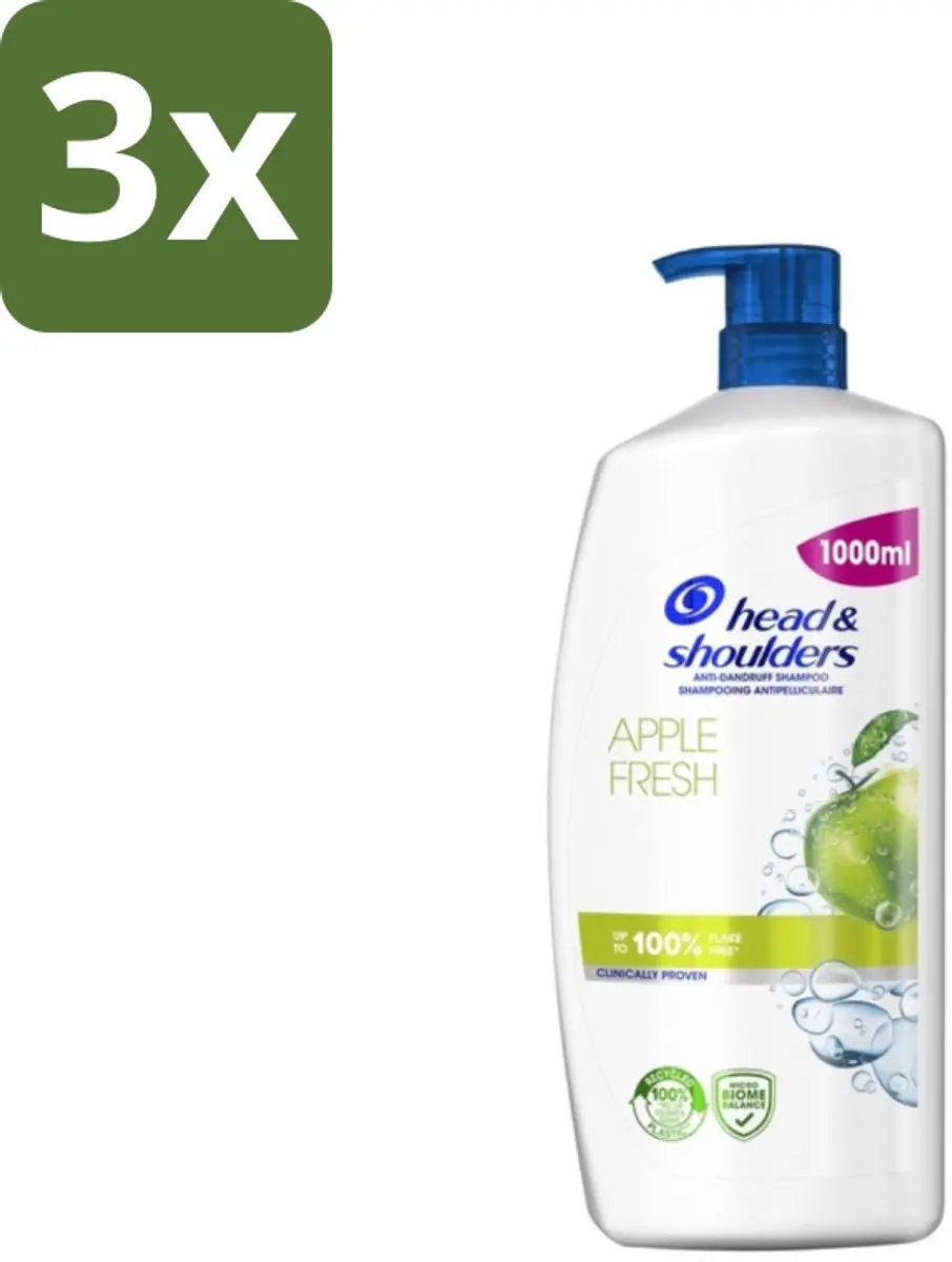 Head & Shoulders Anti-Roos Shampoo Apple Fresh 1000ml