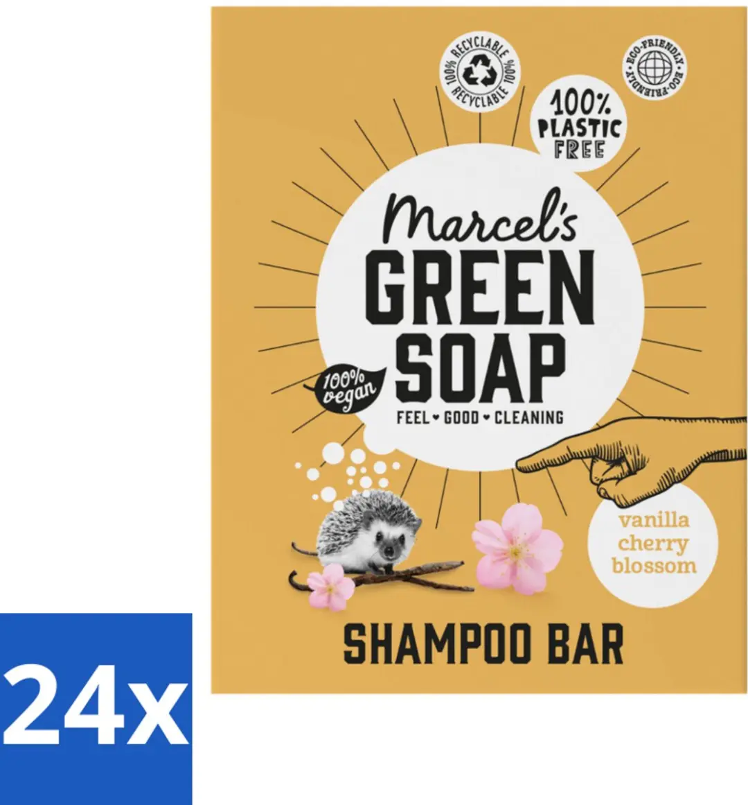Marcel's Green Soap Shampoobar Vanilla & Cherry Blossom