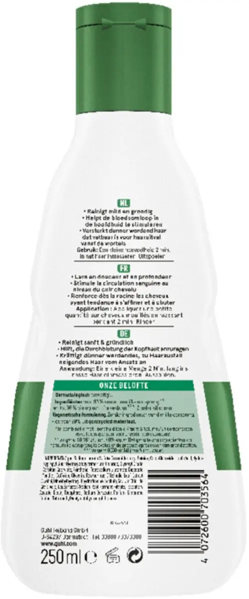 Guhl Kracht & Volume Shampoo 250ml - 5 Stuks