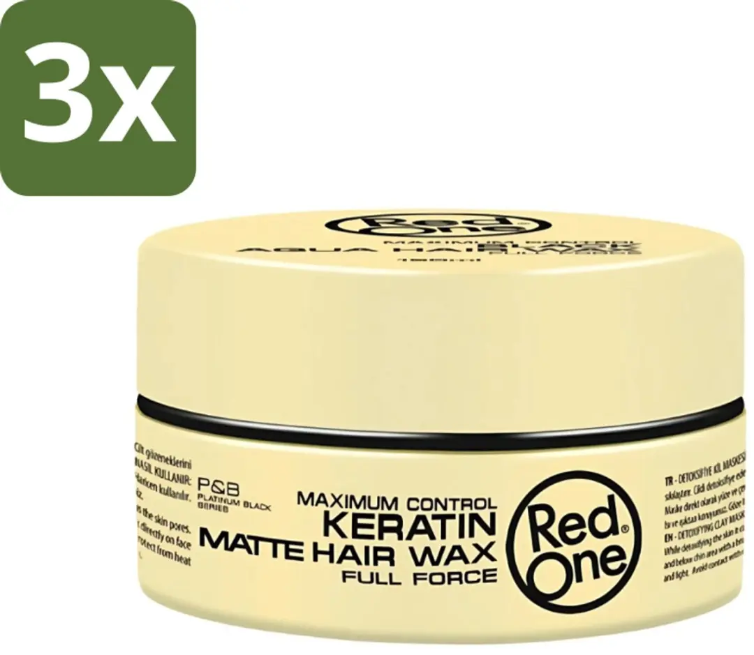Red One Keratin Matte Haarwax 150ml