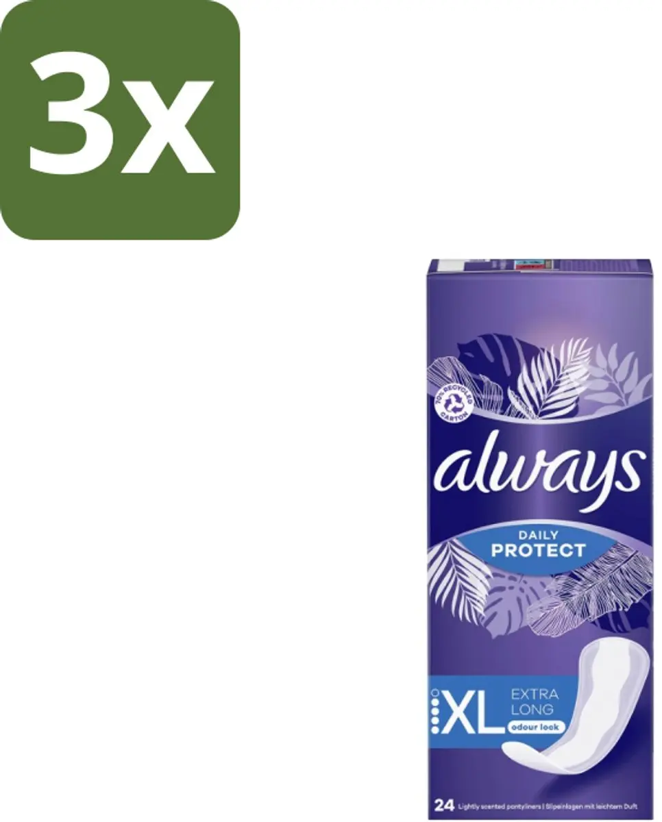Always Inlegkruisjes Extra Long Wit