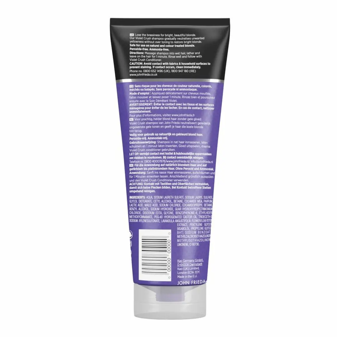 John Frieda Sheer Blonde Colour Renew Zilver Shampoo 250ml - 5 Stuks