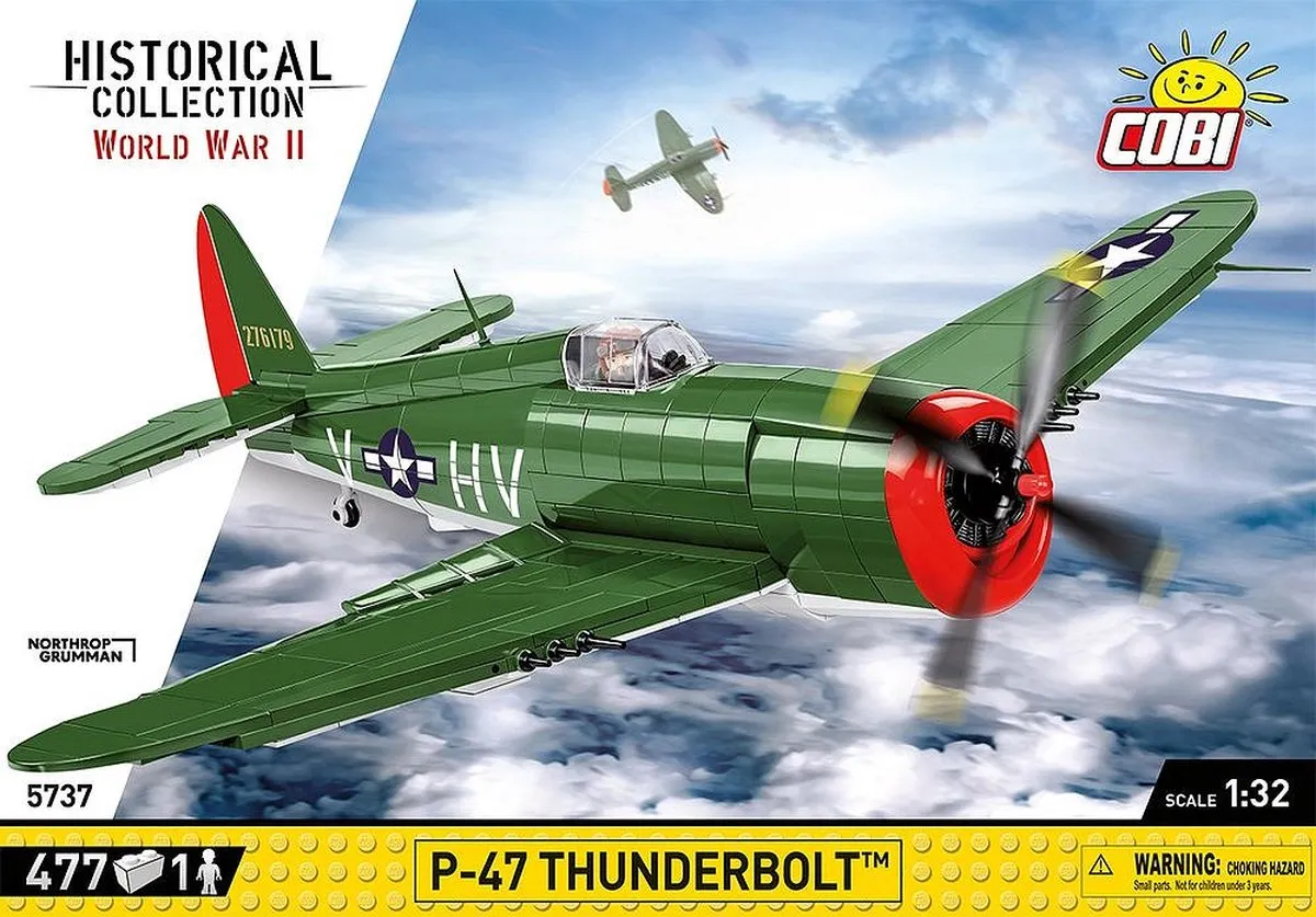 Cobi P-47 Bliksemschicht COBI-5737 - 477 Onderdelen - Meerkleurig