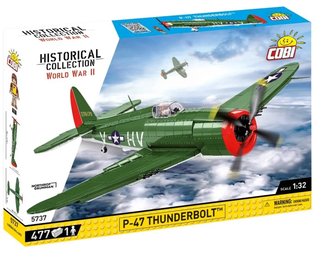 Cobi P-47 Bliksemschicht COBI-5737 - 477 Onderdelen - Meerkleurig