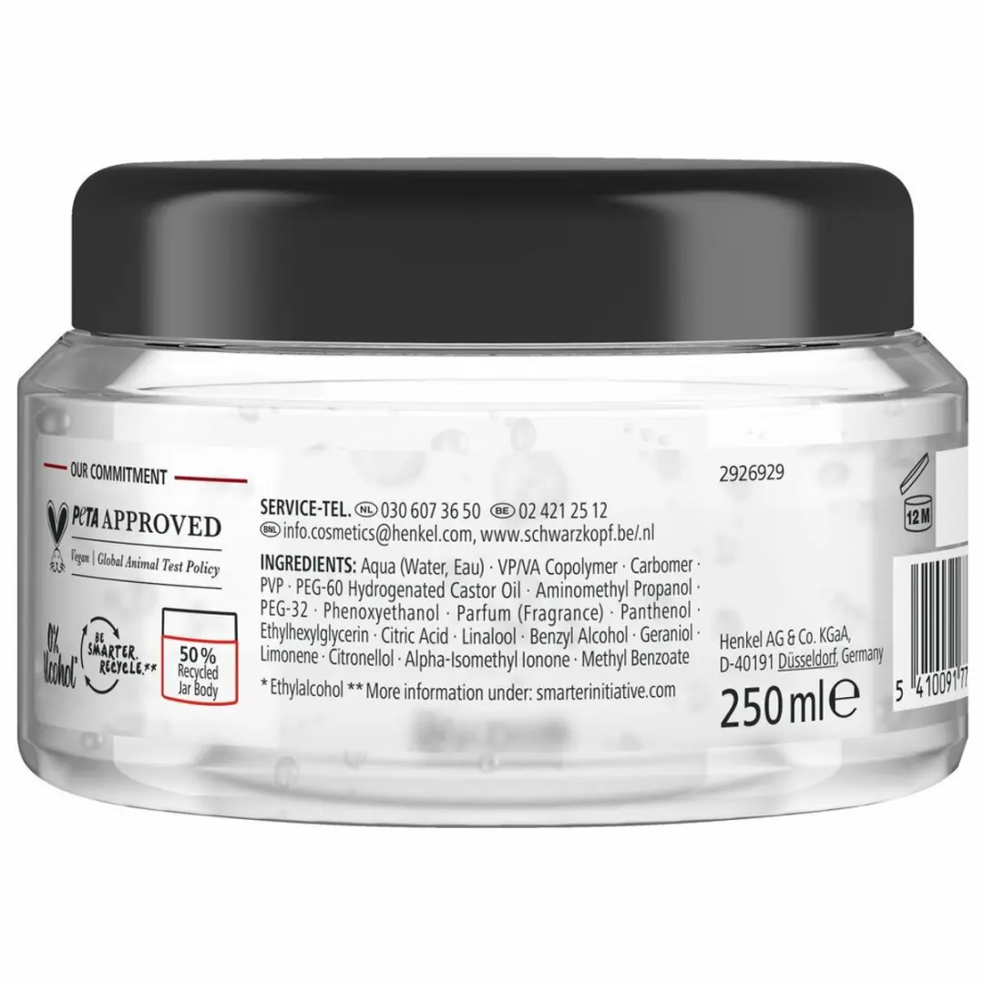 Taft Extreme Freezing 5 Styling Gel 800ml - 4 Stuks