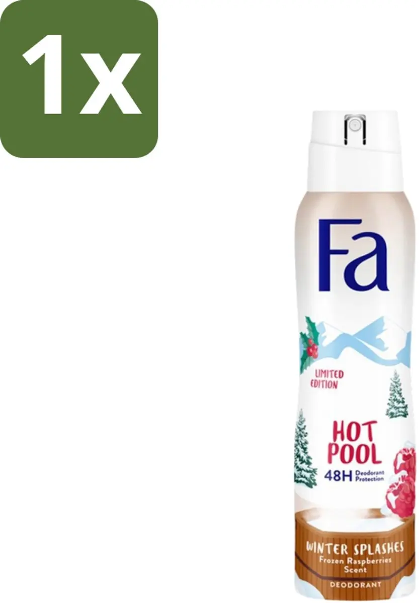 Fa Deospray Winter Splashes Frozen Raspberry 150ml