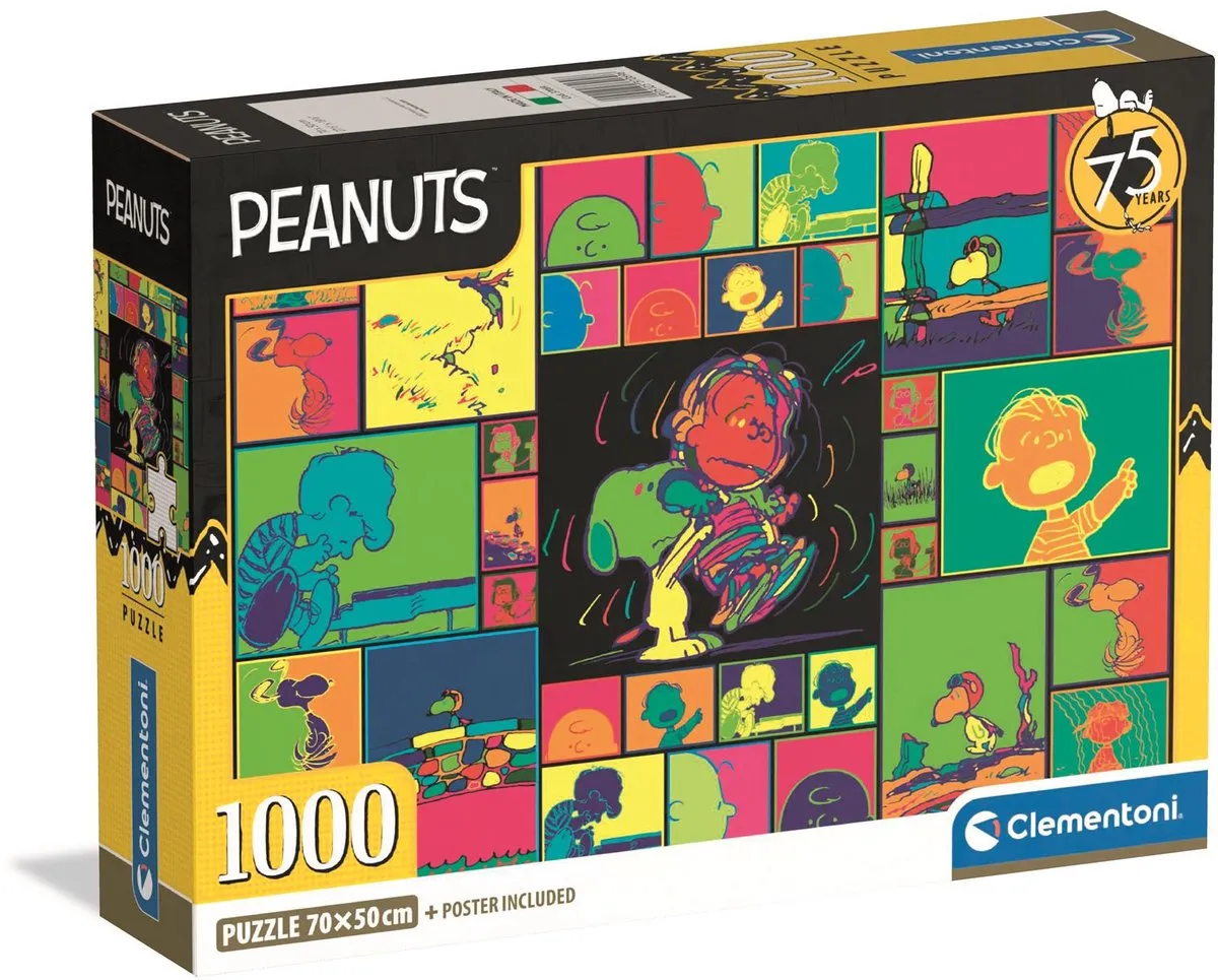 Clementoni Peanuts 2025 Puzzel 1000 Stuks