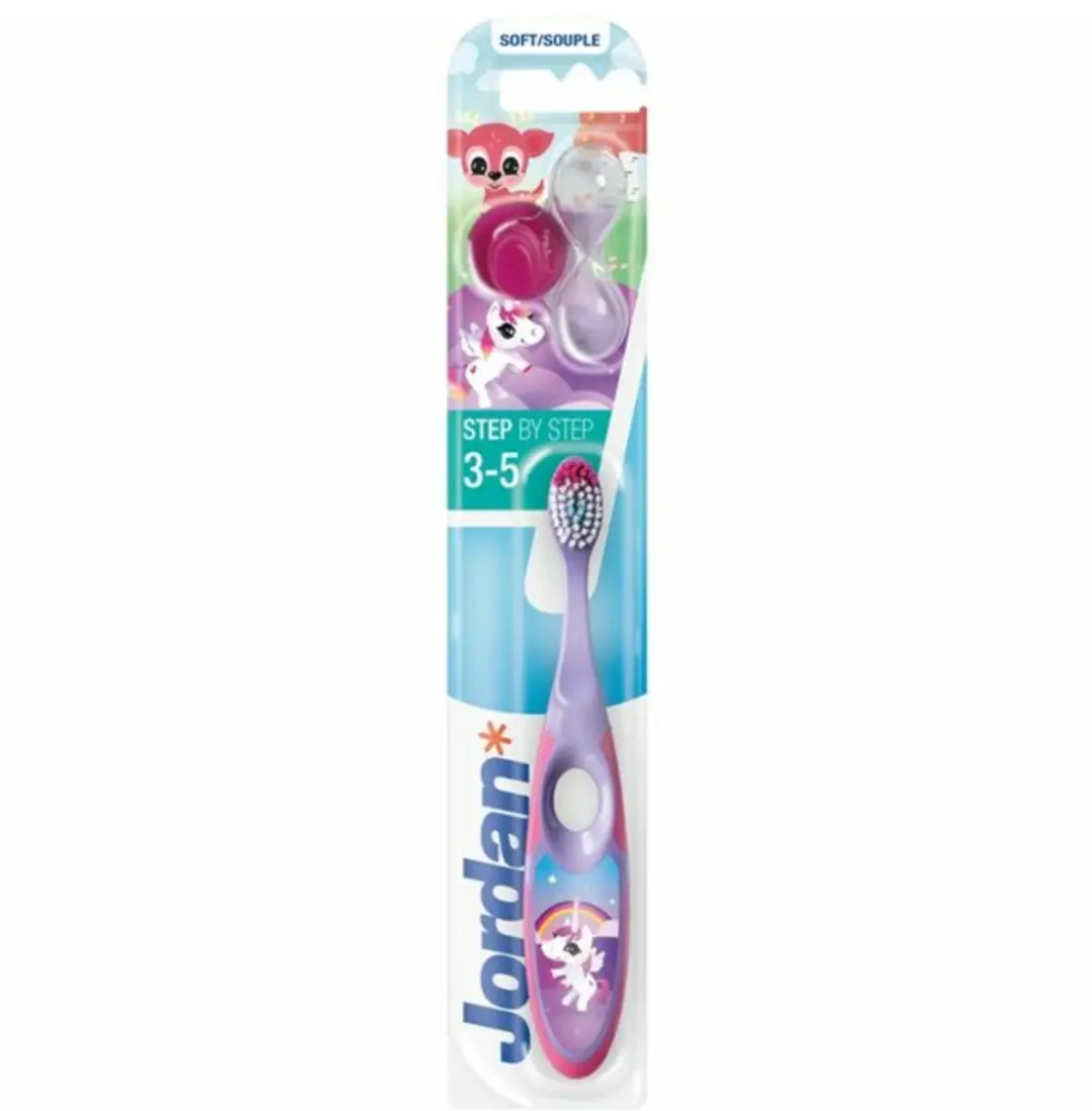 Jordan Tandenborstel Step 2 3-5 jaar - 10 Stuks - Multicolor