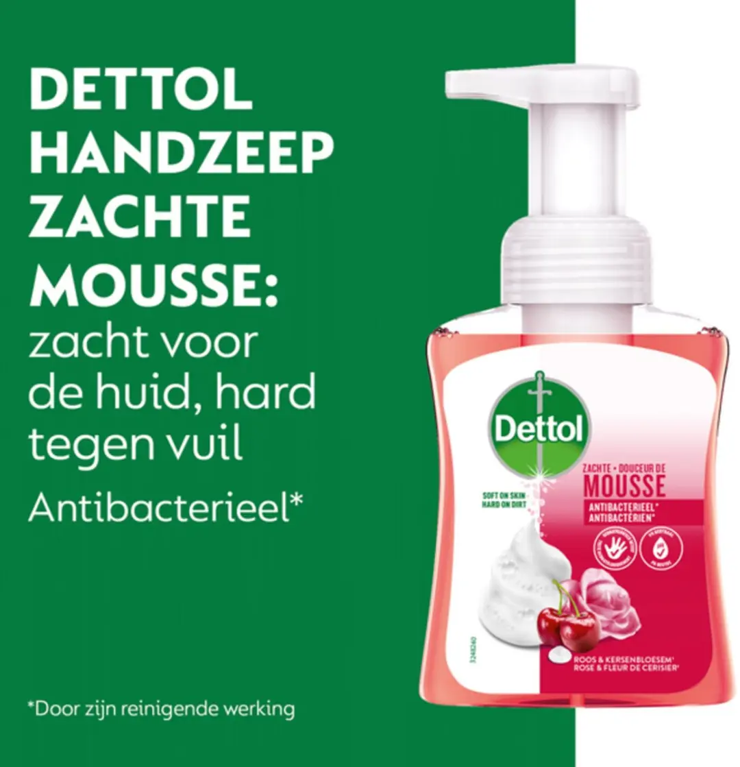 Dettol Rozen & Kersenbloesem Handzeep - 250ml - 15 Stuks