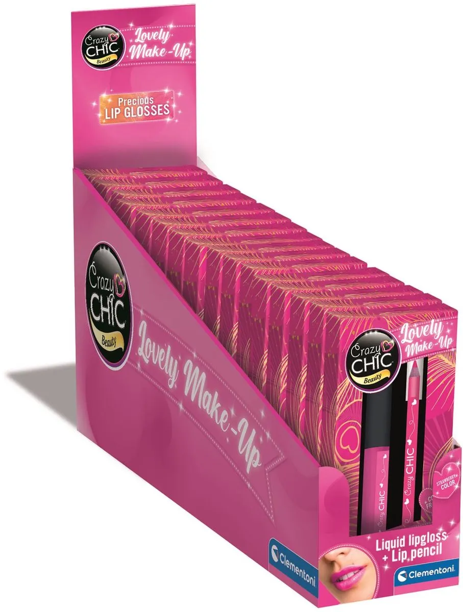 Clementoni Crazy Chic Lipgloss & Lippotlood - 16 Stuks