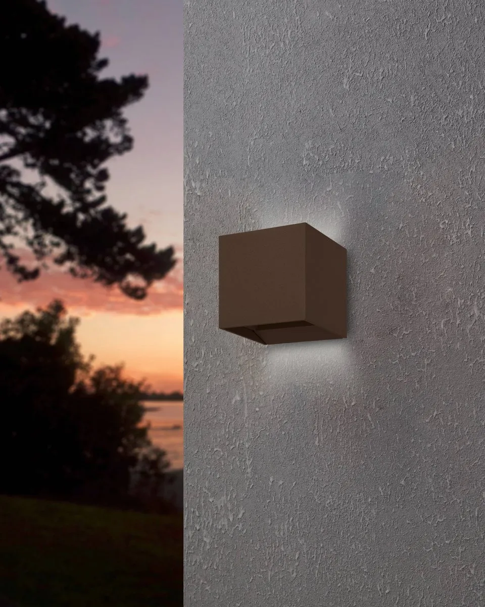 Eglo Calpino 3 Wandlamp LED - 2 Lichtpunten - Roestbruin