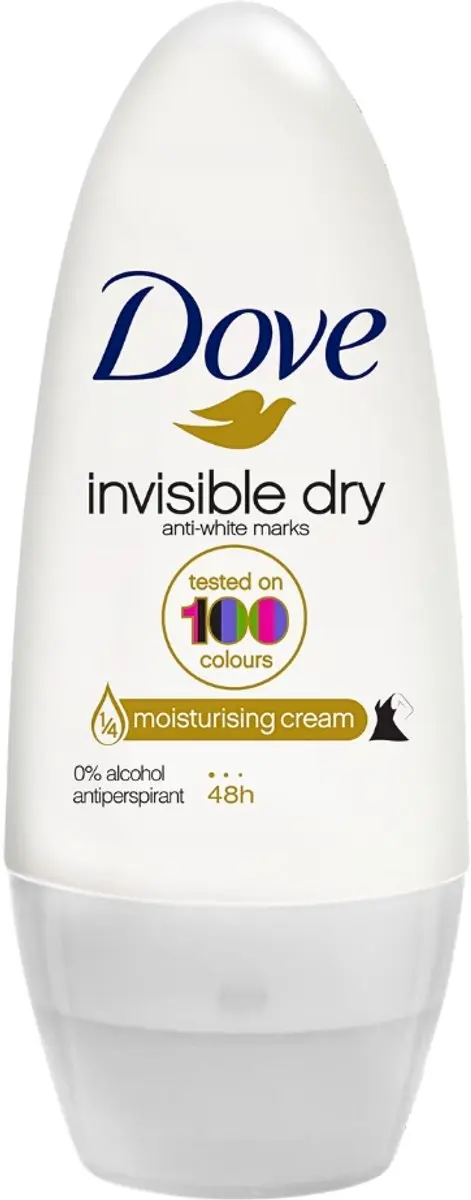 Dove Invisible Dry Deodorant Roller - 600ml (12x50ml)