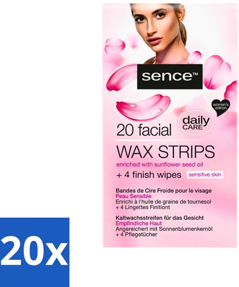 Sence Gezichts Waxstrips 20 Stuks