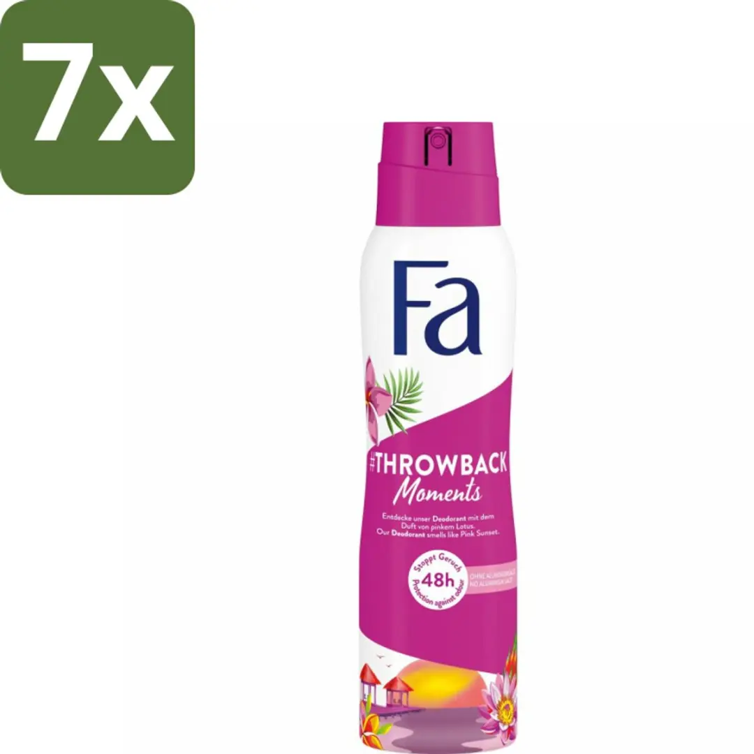 Fa Deodorant Spray Throwback Moments 150ml
