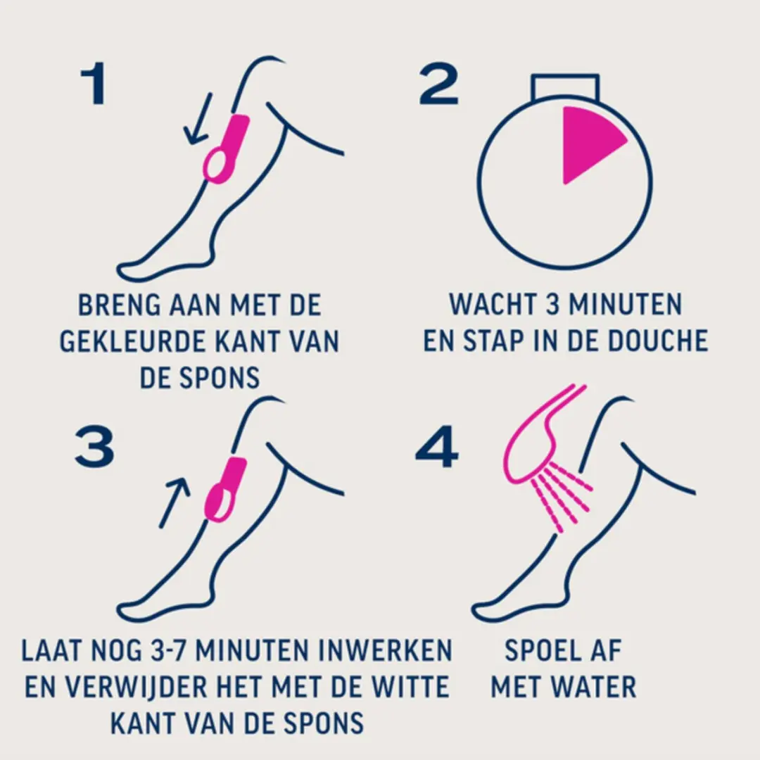 Veet Ontharingscrème Gevoelige Huid In Douche 150ml - 5 Stuks