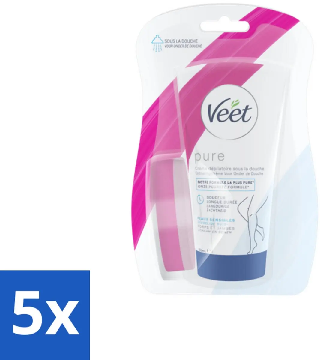 Veet Ontharingscrème Gevoelige Huid In Douche 150ml