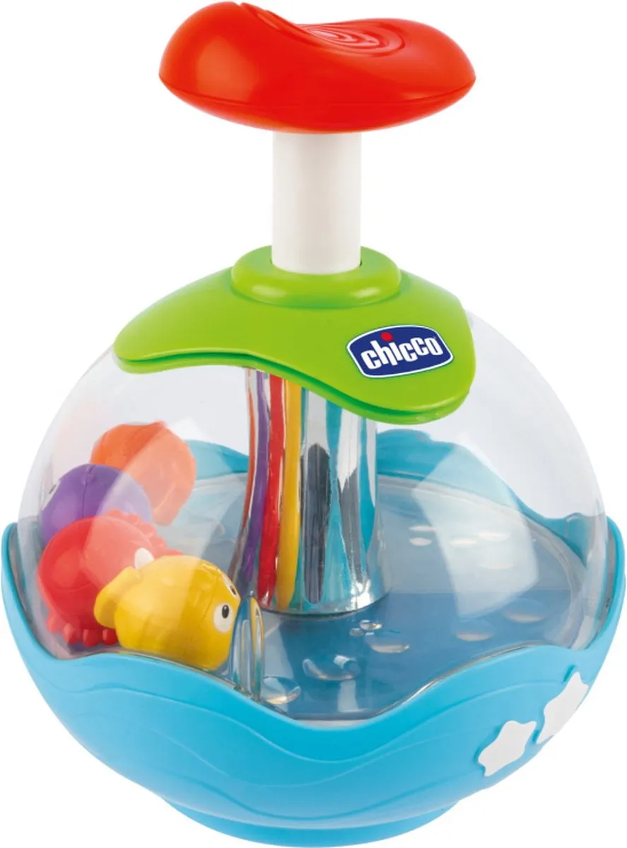 Chicco Aquarium Draaitol - Blauw - 2x AA - afbeelding 4 van 6
