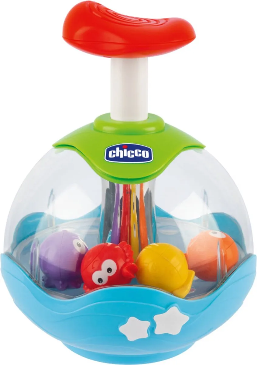 Chicco Aquarium Draaitol - Blauw - 2x AA - afbeelding 5 van 6
