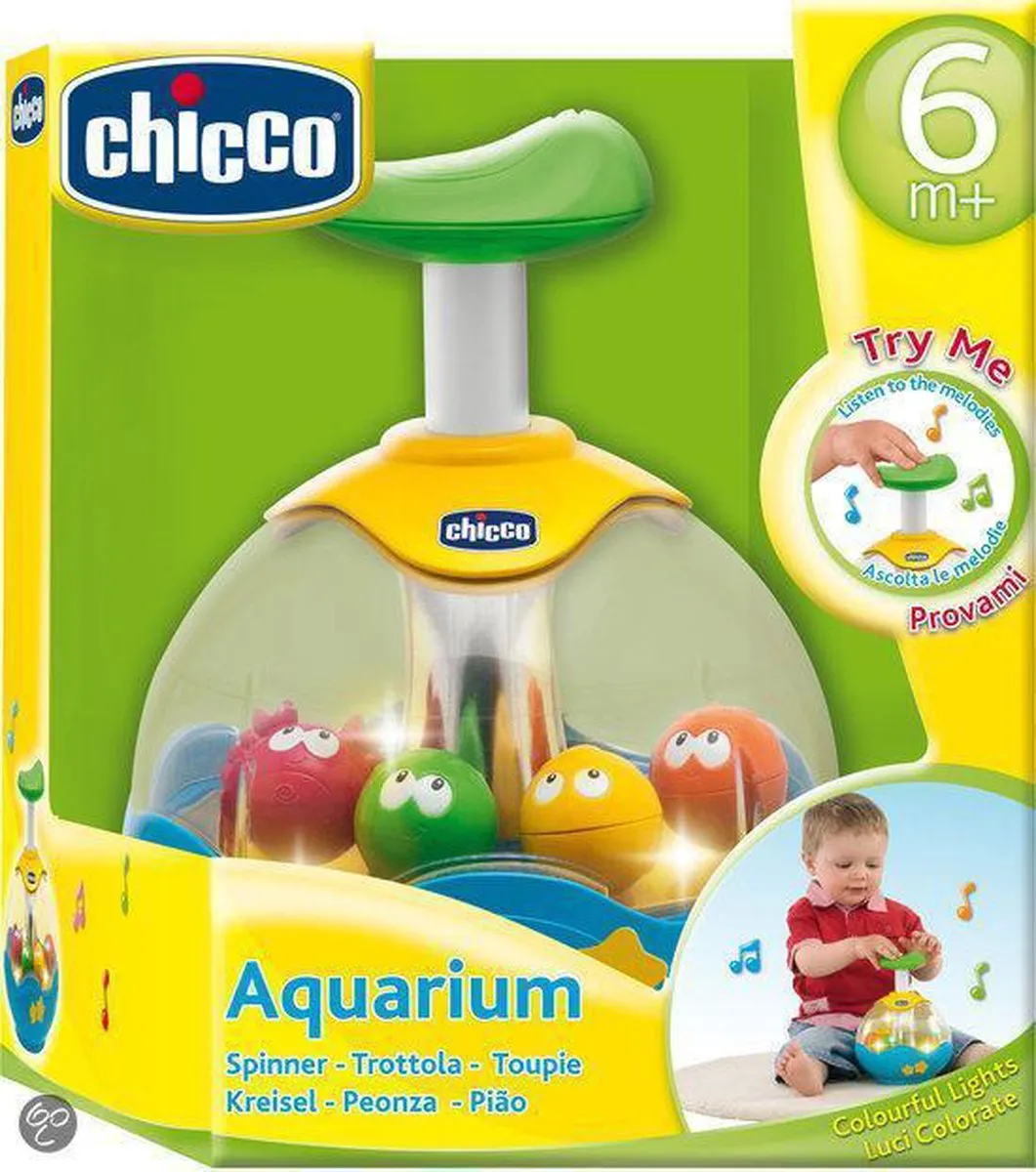 Chicco Aquarium Draaitol - Blauw - 2x AA - afbeelding 6 van 6