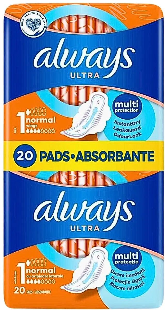 Always Ultra Maandverband Met Vleugels - 20 Stuks (4x5) - Wit