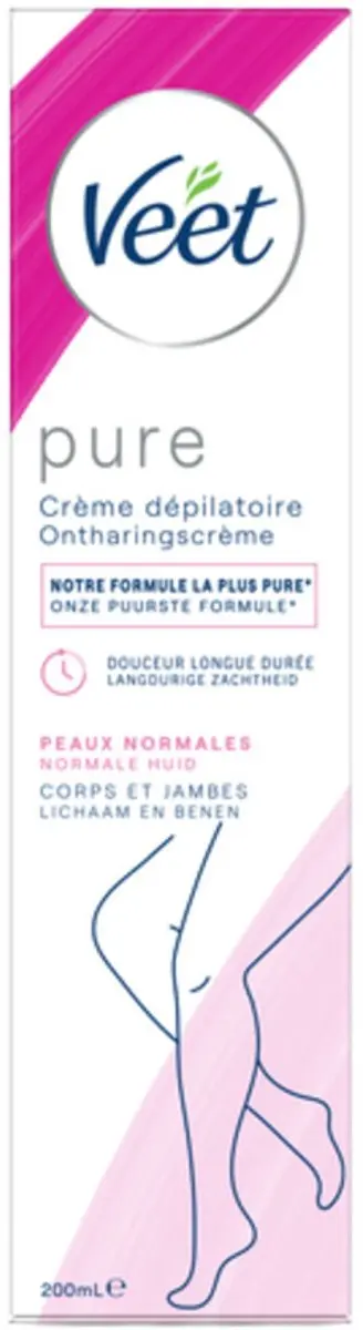 Veet Ontharingscrème Pure Normale Huid 200ml
