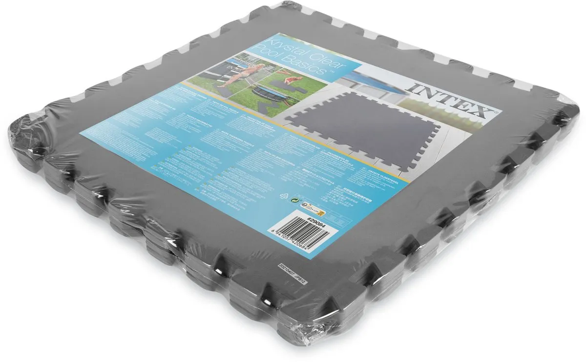Intex Vloertegels 50x50cm - 8 Stuks - Grijs