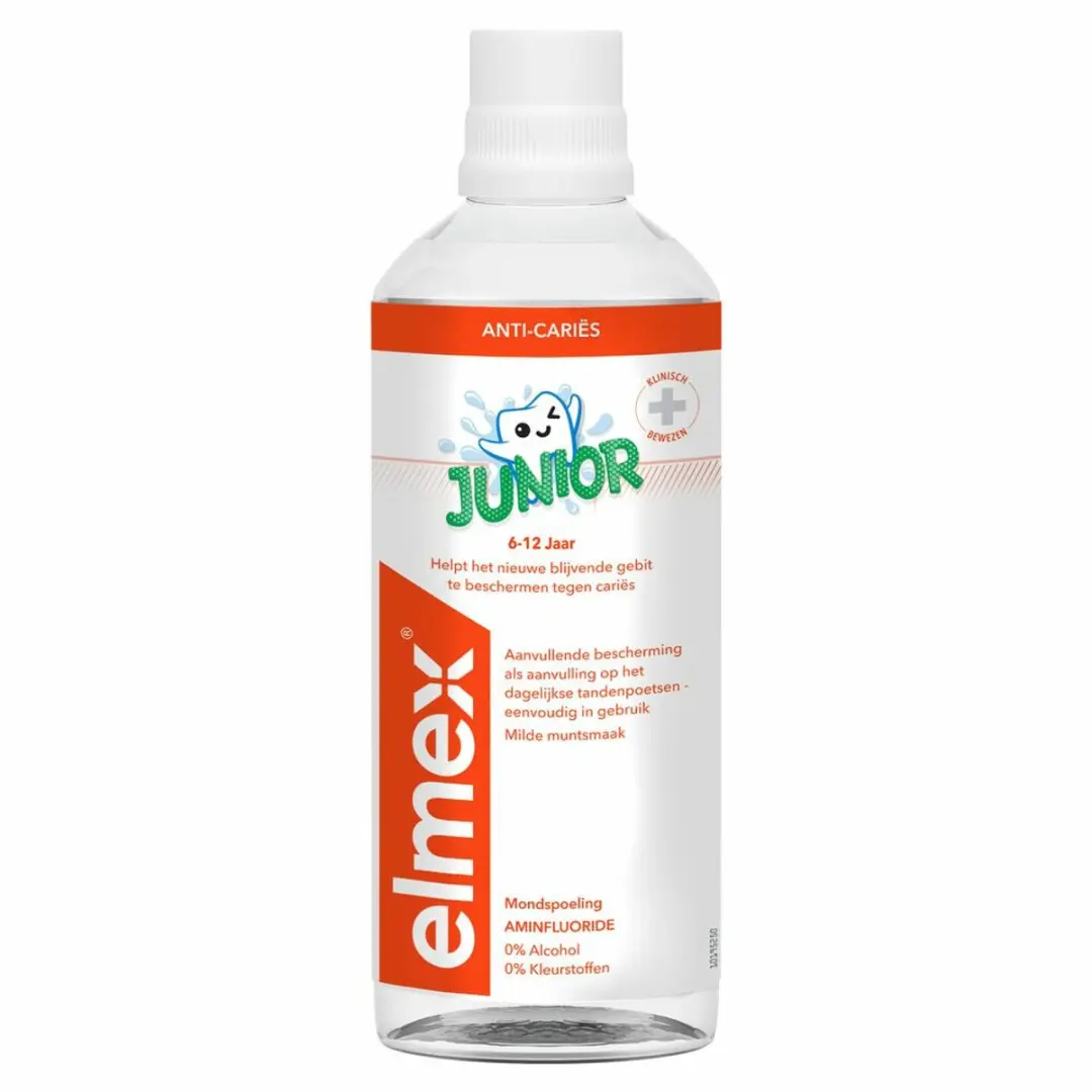 Elmex Mondspoeling Junior 400ml - Alcoholvrij