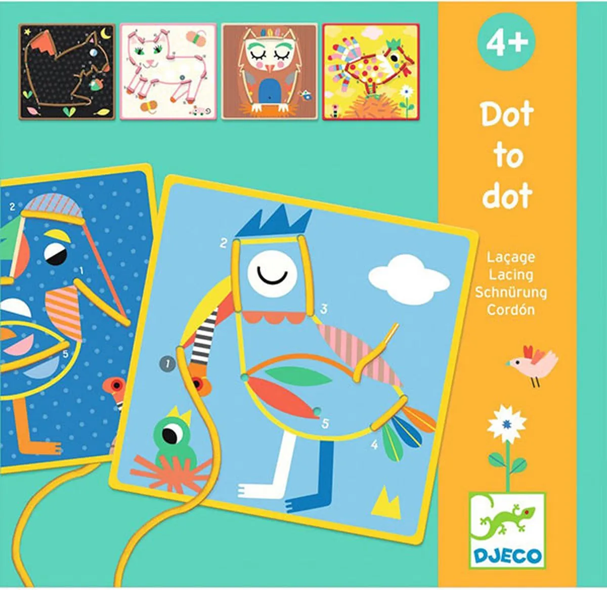 Djeco Dot-to-Dot Rijgkaarten DJ08326