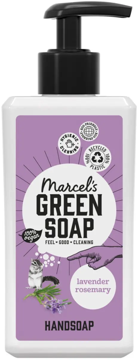 Marcel's Green Soap Handzeep Lavendel & Rozemarijn 250ml - 5 Stuks