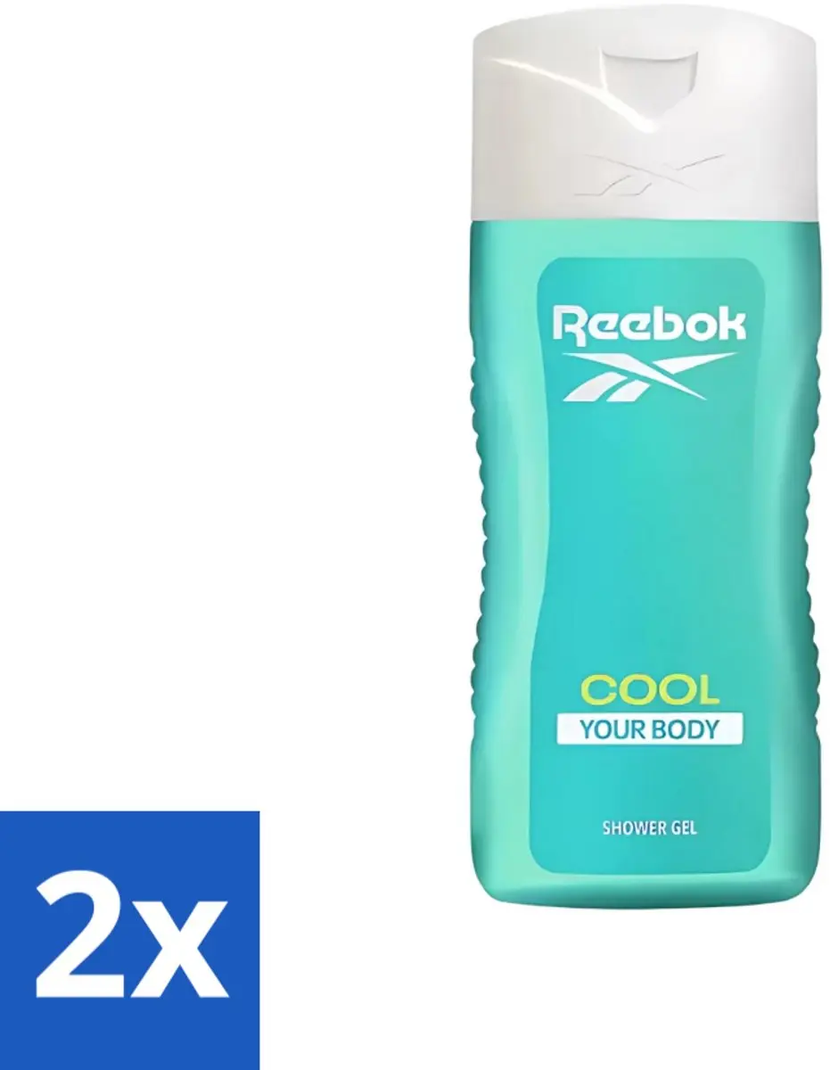 Reebok Cool Your Body Douchegel 800ml (2x400ml)