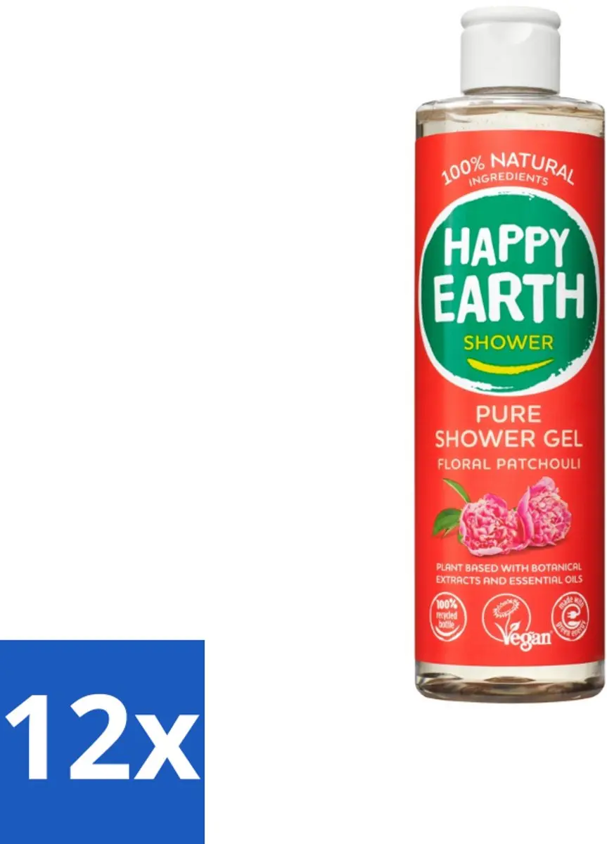 Happy Earth Douchegel Patchouli 300ml